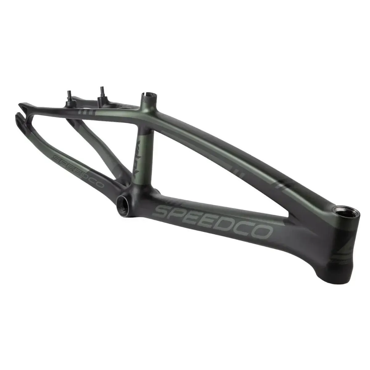 Speedco Velox V3 Carbon BMX Race Frame Matte Green